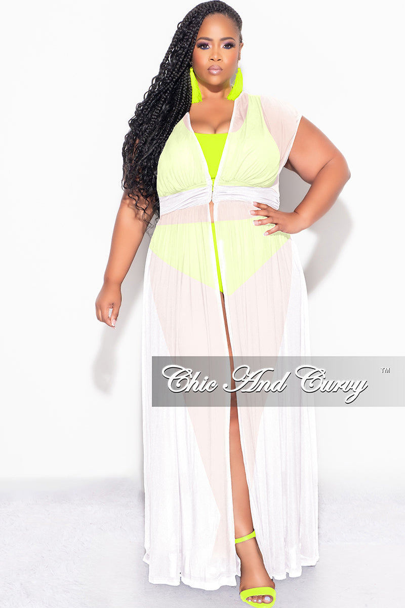 polyester cover-up dresses & robes Floral Printed Blue Polyester Cover Up For Plus Size Women