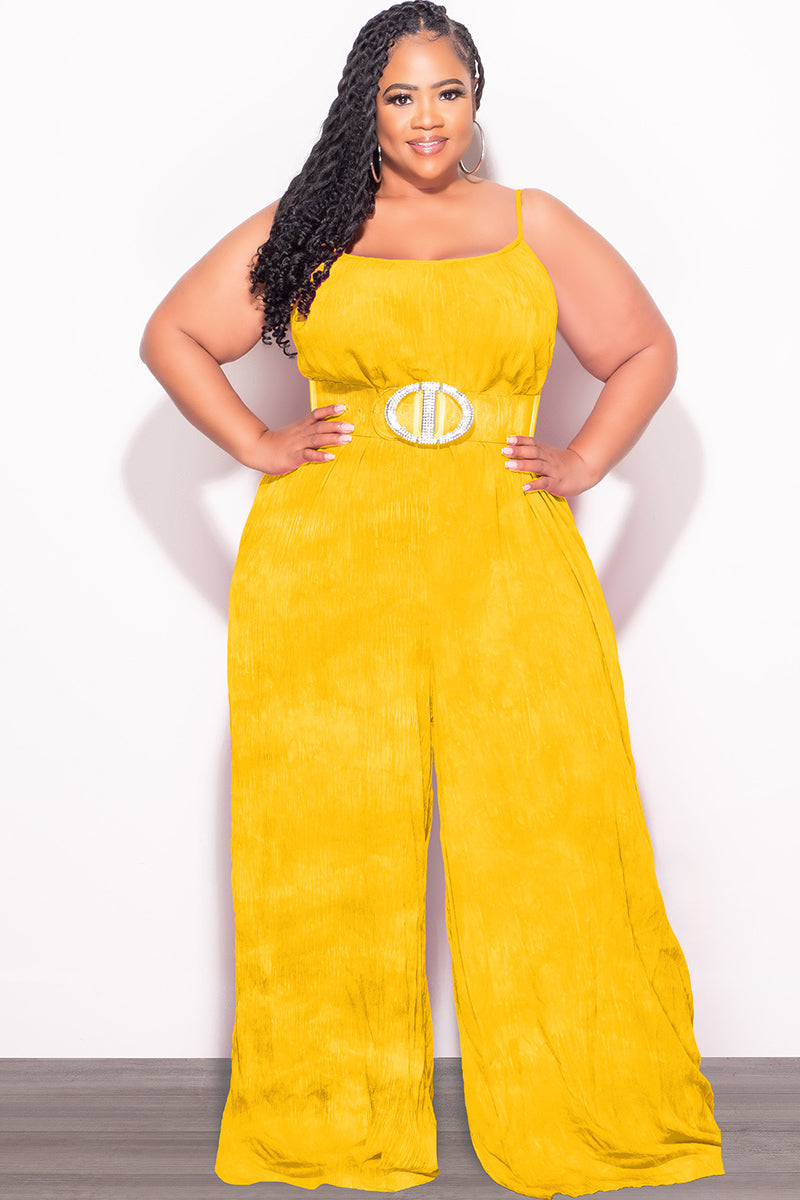 Ladies Jumpsuit Mustard Jumpsuit Plus Size Plus Size Nicki Mesh