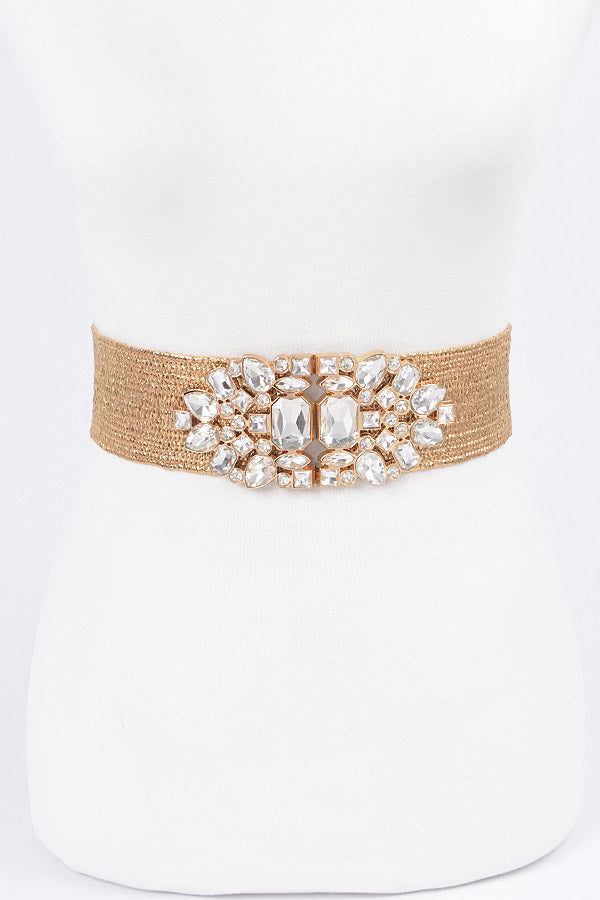 rose gold dress for teens Large Buckle Belt main image 1