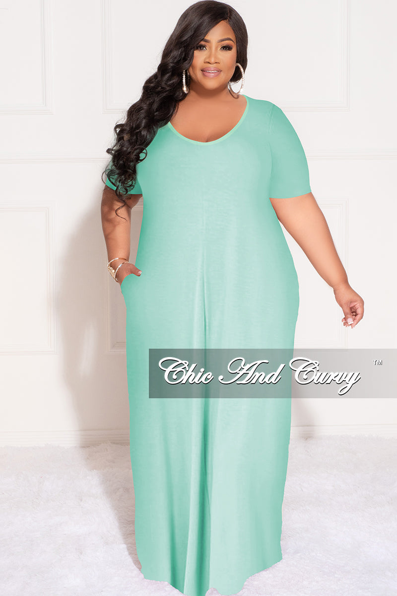Plus size maxi with pockets Clearance