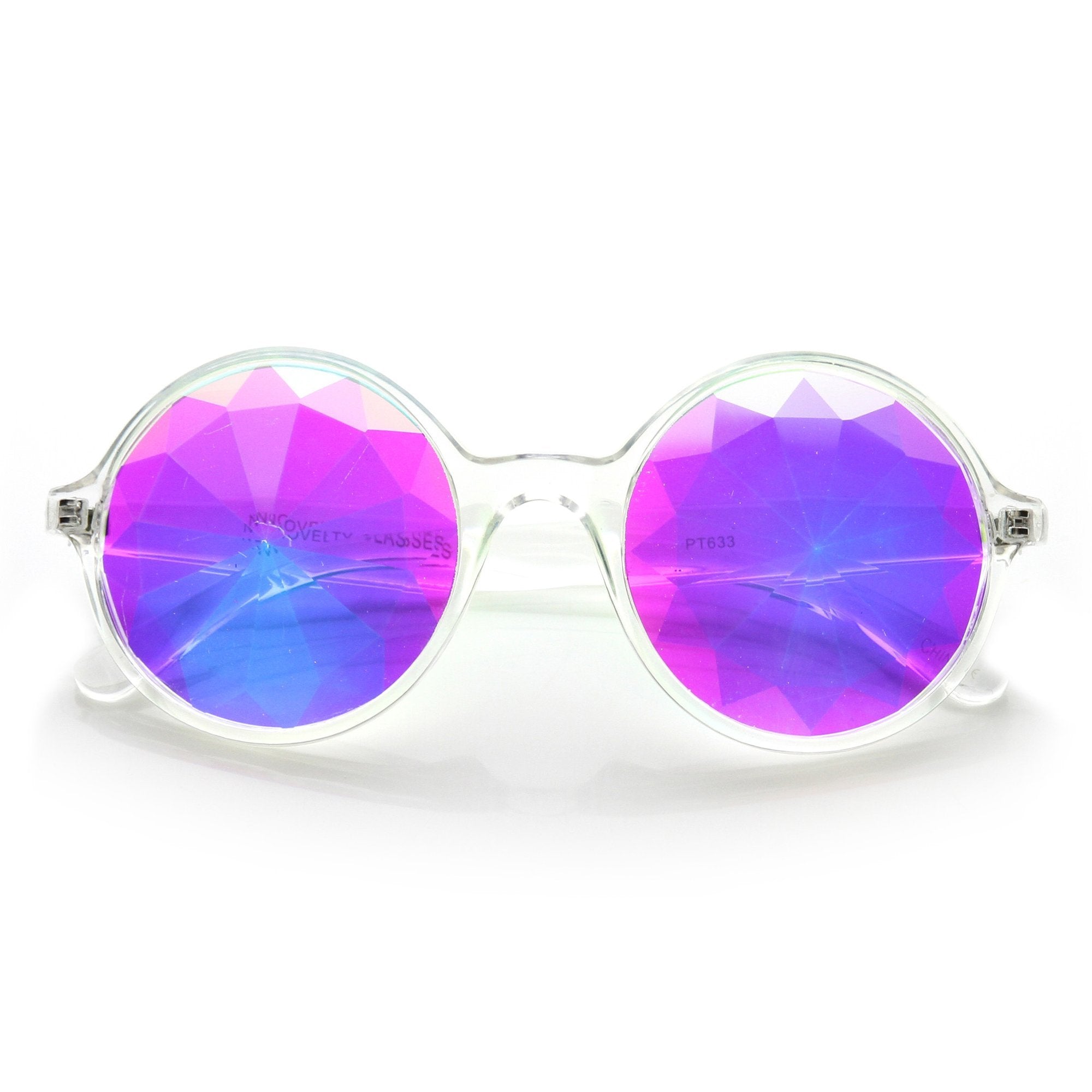 Futuristic Rave Sunglasses - Final Sale - Clear