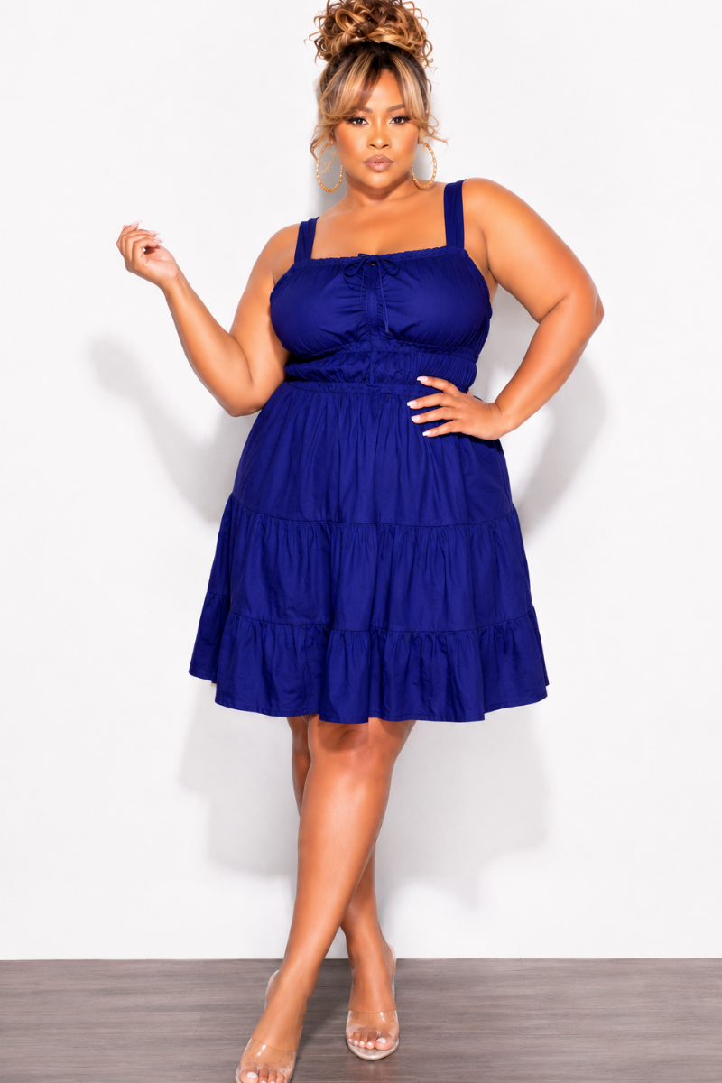navy blue babydoll dress Martha High Neck Handling the garments with care LA GTE Janie navy