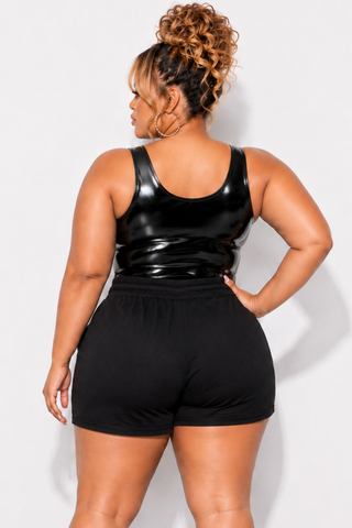 Final Sale Plus Size Bodysuit in Black