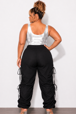 Final Sale Plus Size Bodysuit in Silver and Black