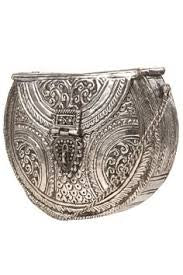 Final Sale Silver Brass Purse