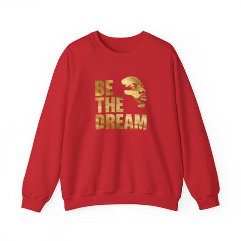 Be The Dream Crewneck Sweatshirt | Gold Silhouette Statement Design