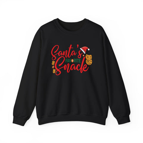 Santa's Favorite Snack crewneck, Christmas cookie sweatshirt | holiday sweater