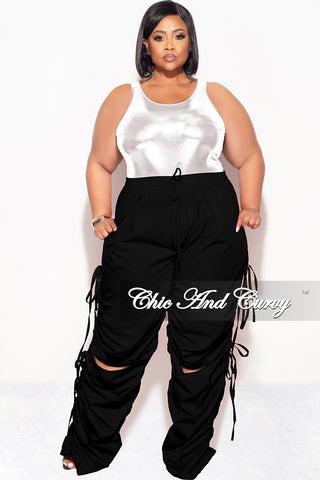 Final Sale Plus Size Bodysuit in Silver and Black