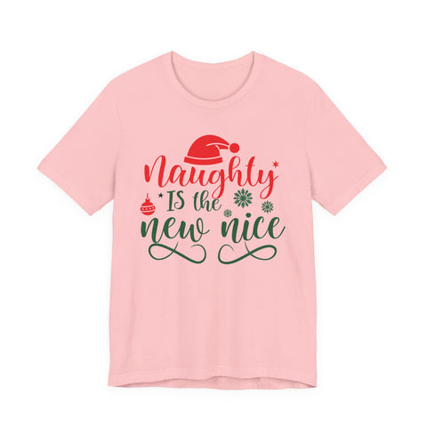 Naughty Is The New Nice T-Shirt | Christmas holiday typography tee