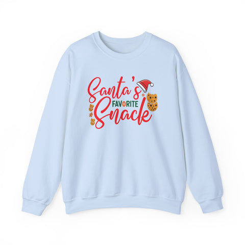 Santa's Favorite Snack crewneck, Christmas cookie sweatshirt | holiday sweater