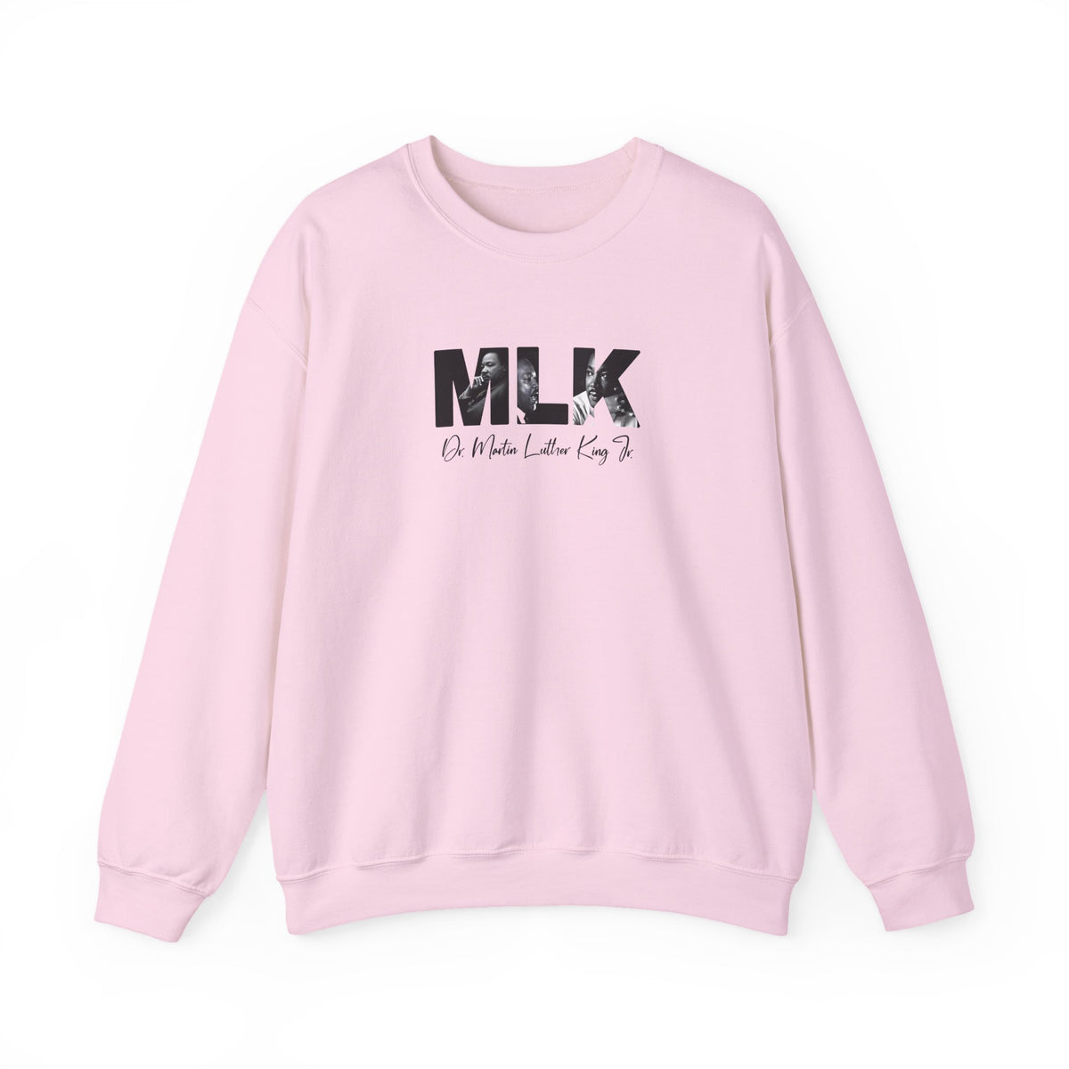 MLK Crewneck Sweatshirt | Iconic Letter Portrait Design