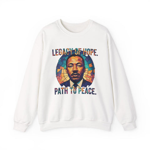 Legacy Of Hope Crewneck Sweatshirt | Stained Glass Tribute Design