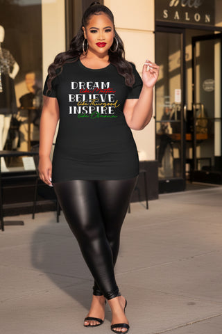 Live Like a Leader Tee | Inspirational Script Statement Shirt