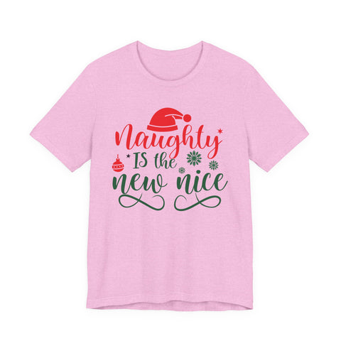 Naughty Is The New Nice T-Shirt | Christmas holiday typography tee