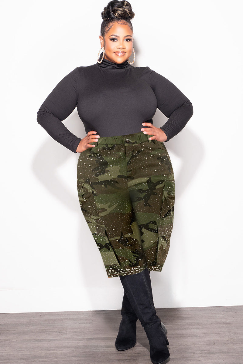 Final Sale Plus Size Turtleneck in Black