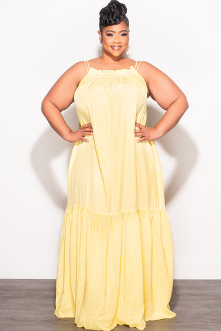 yellow plus size bridesmaid dresses Fashion Plus Size Satin Bridesmaid Dress Yellow / M