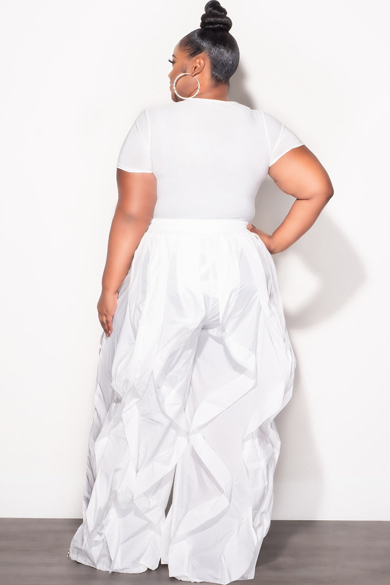 Final Sale Plus Size Wide Leg Drawstring Oversized