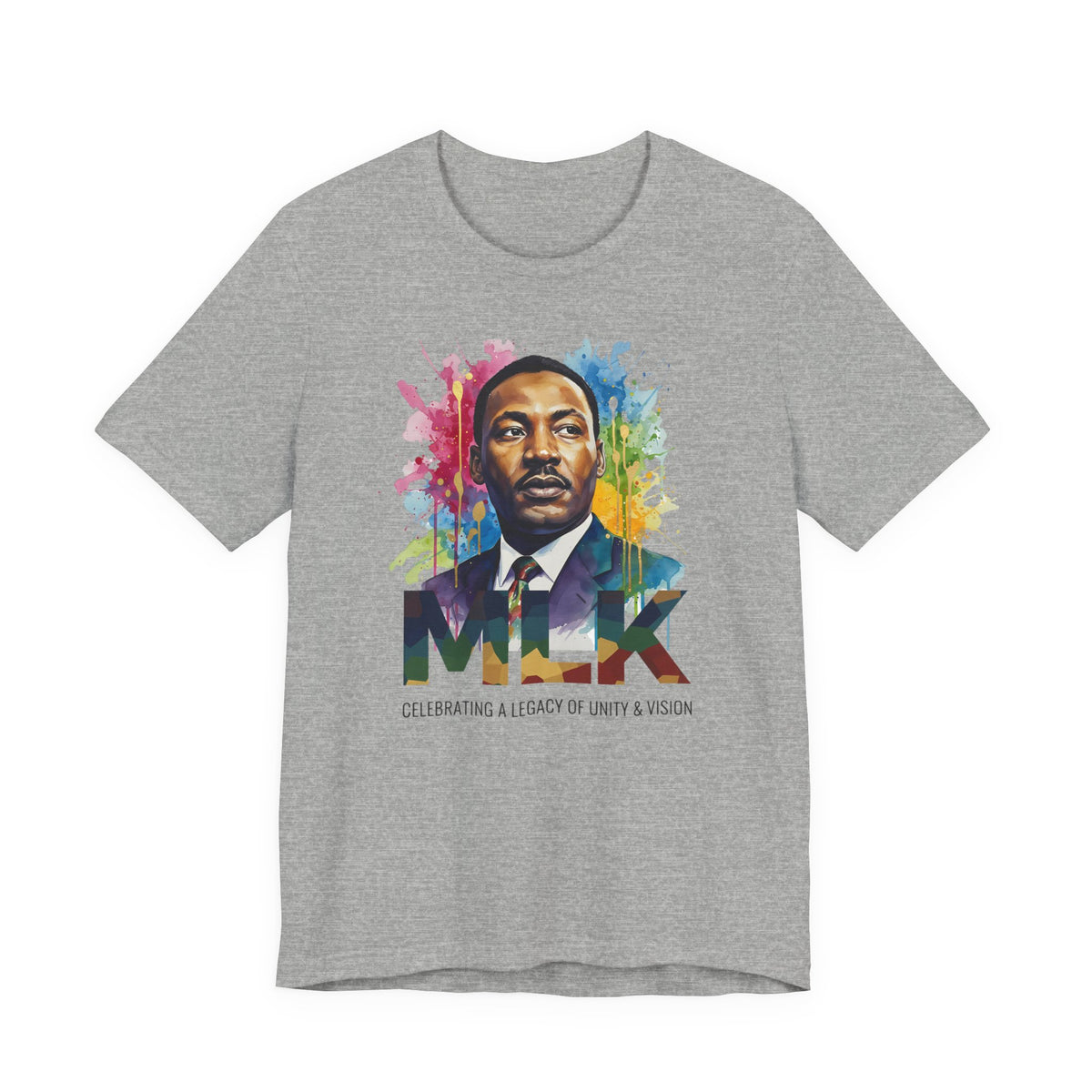 MLK Legacy Tee | Colorful Portrait Unity Tribute Shirt