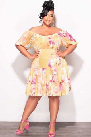 pink and orange dress plus size Plus Size Summer Off-Shoulder Maxi Dress with Pink Floral Print for Vacation