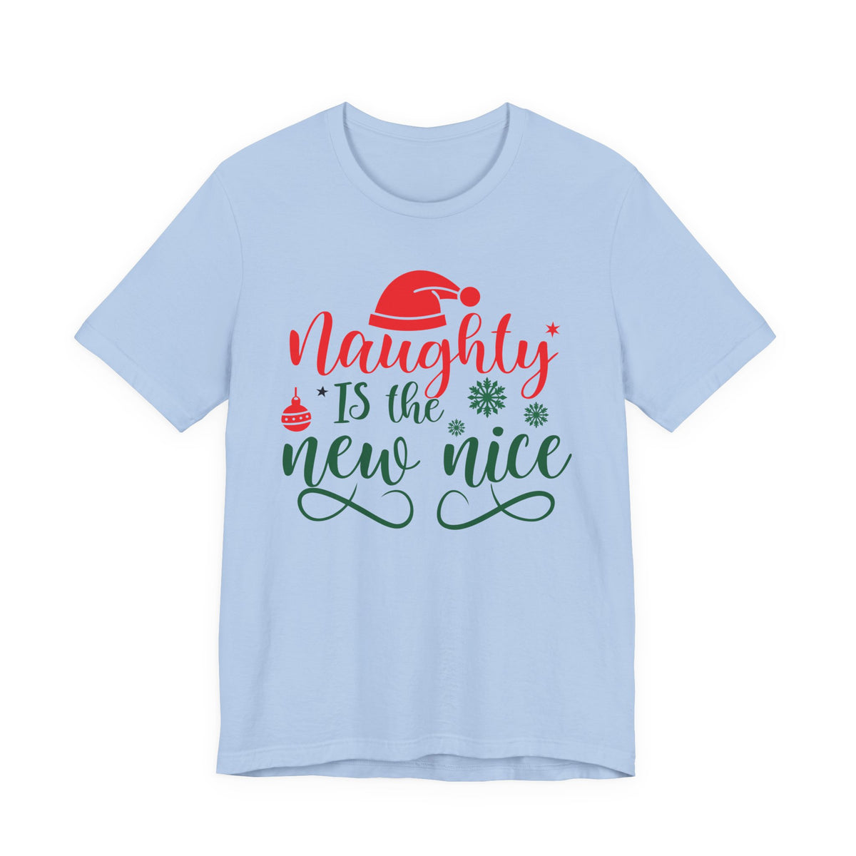 Naughty Is The New Nice T-Shirt | Christmas holiday typography tee