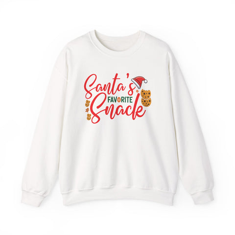 Santa's Favorite Snack crewneck, Christmas cookie sweatshirt | holiday sweater