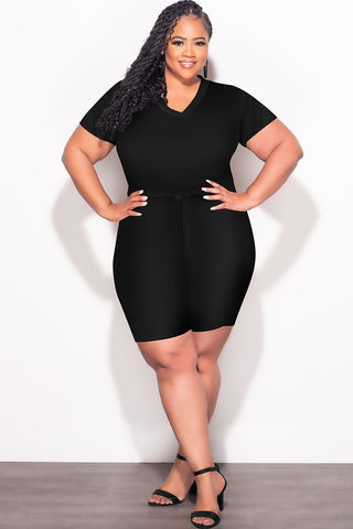 High Waisted Plus Black Biker Shorts Final Sale Plus Size 2pc V Neck Biker Shorts Set In Black Chic And Curvy High Waisted Plus Black Biker Shorts Final Sale Plus Size 2pc V Neck Biker Shorts Set In Black Chic And Curvy