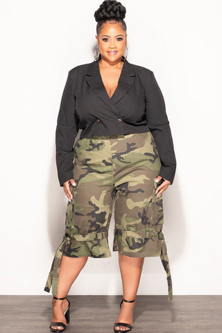 Final Sale Plus Size Cropped Blazer