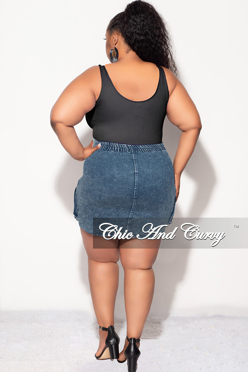 Jean Skirt Skirt Shorts Plus Size Buy Trendyol High Waist Denim