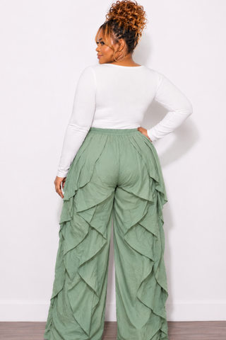 Final Sale Plus Size Ribbed Cut Out Top in Off White