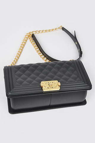Final Sale Jelly Embossed Clutch Purse