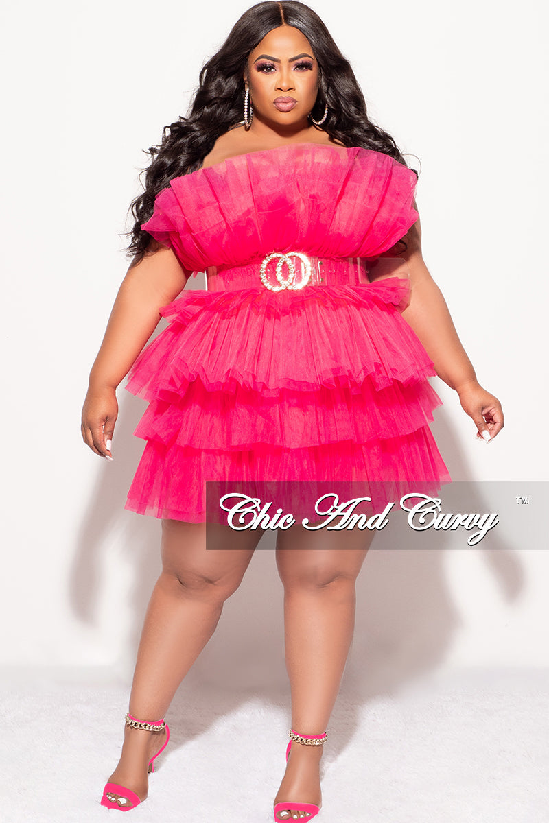 Bitiya By Bhama Girls Fuchsia Pink Embellished Fit And Flare Dress –  Bhamadesigns