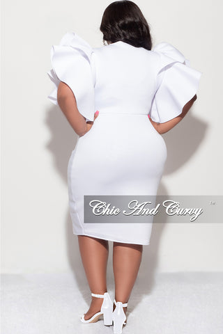 Plus size shop white scuba skirt