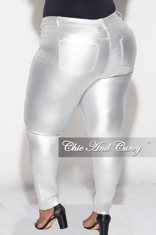 Final Sale Plus Size Jeans with Silver