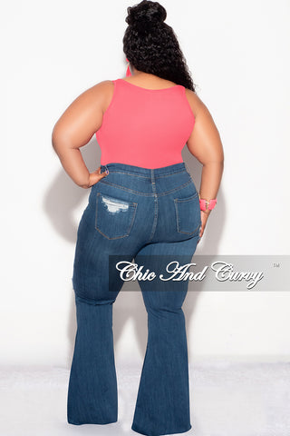 Final Sale Plus Size Camisole with Thick Straps in Rose Pink