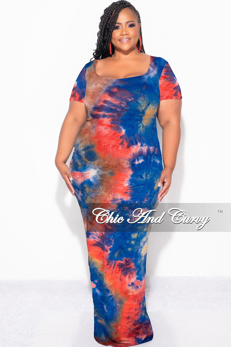 orange tie dye maxi dress Luna Open Back Halter - dress For Sale creating a unique and captivating design.With a one Tie Dye Maxi Dress |