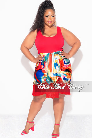 Final Sale Plus Size Camisole with Thick Straps in Ruby (Top Only)