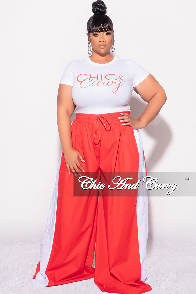 Satin Pants Red Plus Size Dress Pants Komeri Plus Size Red Pants Wide Leg Final Sale Satin Pants Red Plus Size Dress Pants Komeri Plus Size Red Pants Wide Leg Final Sale