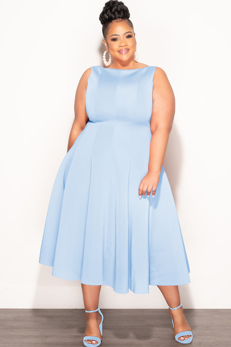 green emerald velvet dress A-Line Plus-Size Long V-Neck Prom Dress– PromGirl main image 1