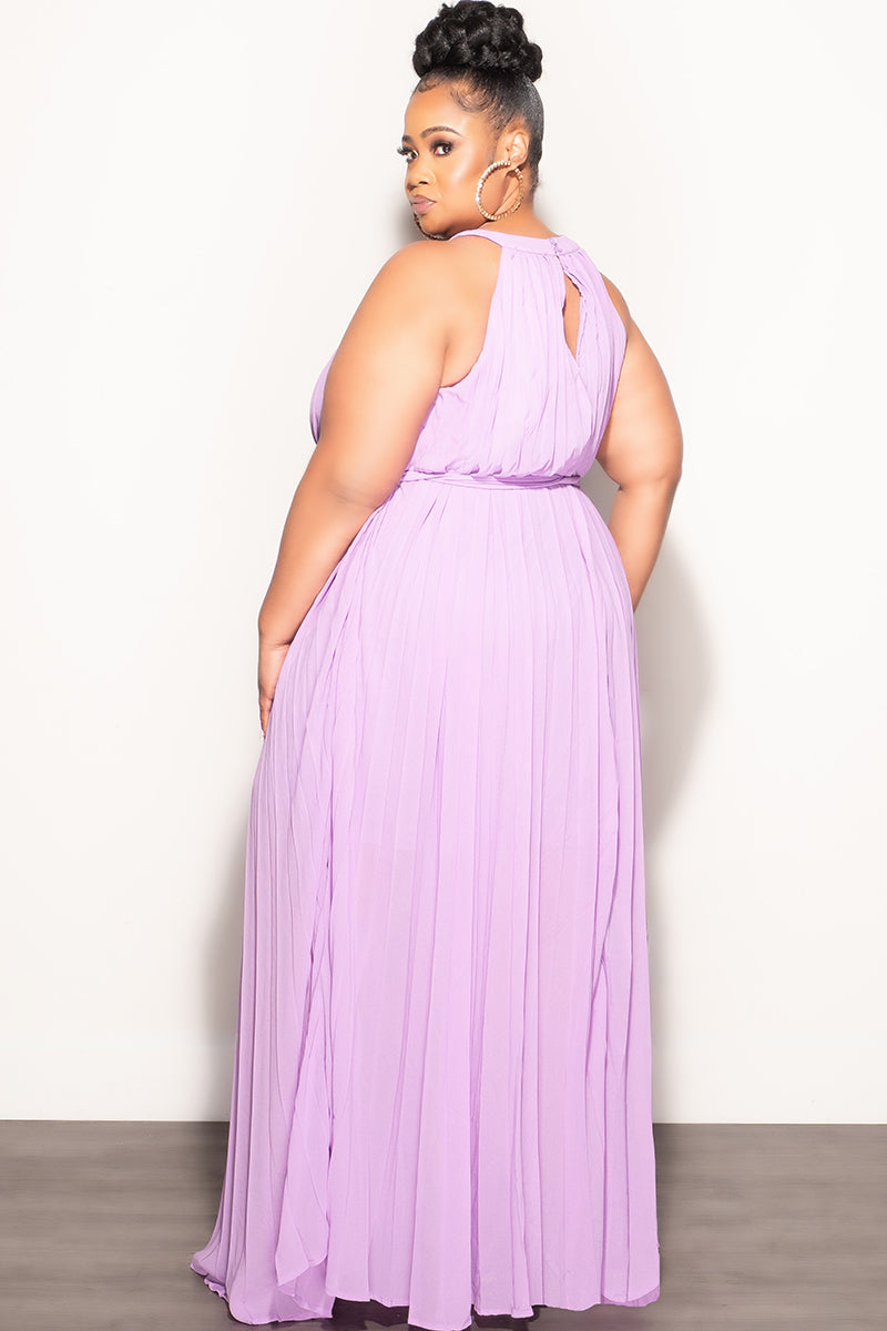 plus chiffon dress Plus "Sammy" Chiffon Long Sleeve Dress