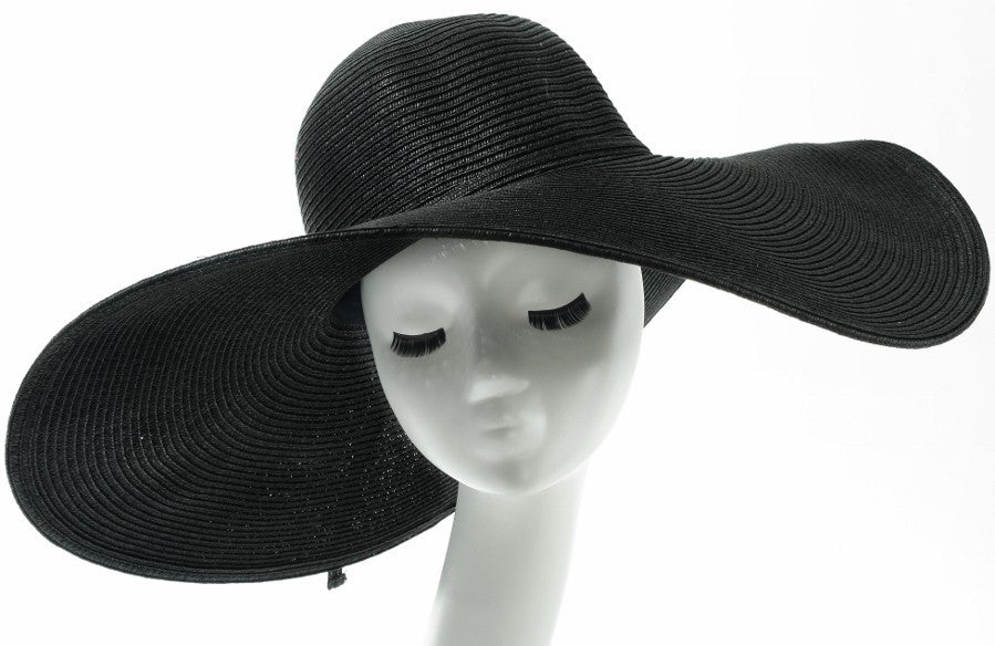 Final Sale Wide Brim Sun Hat in Black – Chic And Curvy