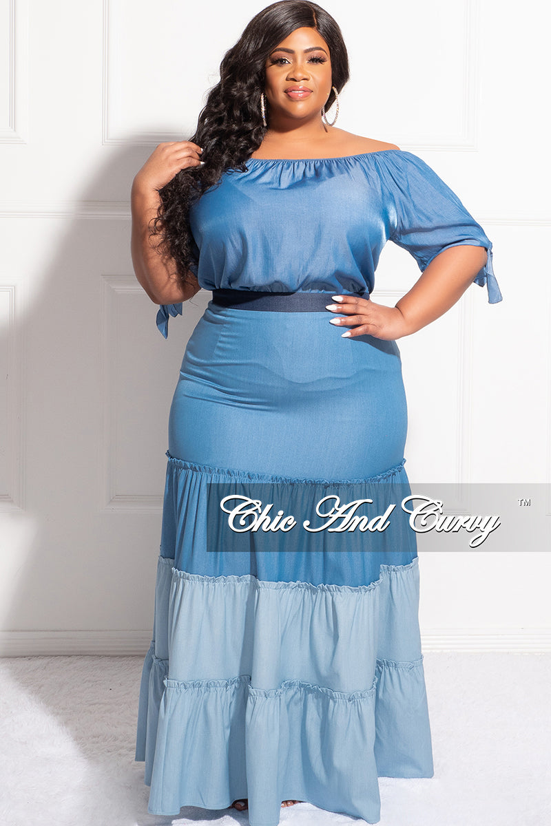 Tiered maxi skirt xxl Clearance