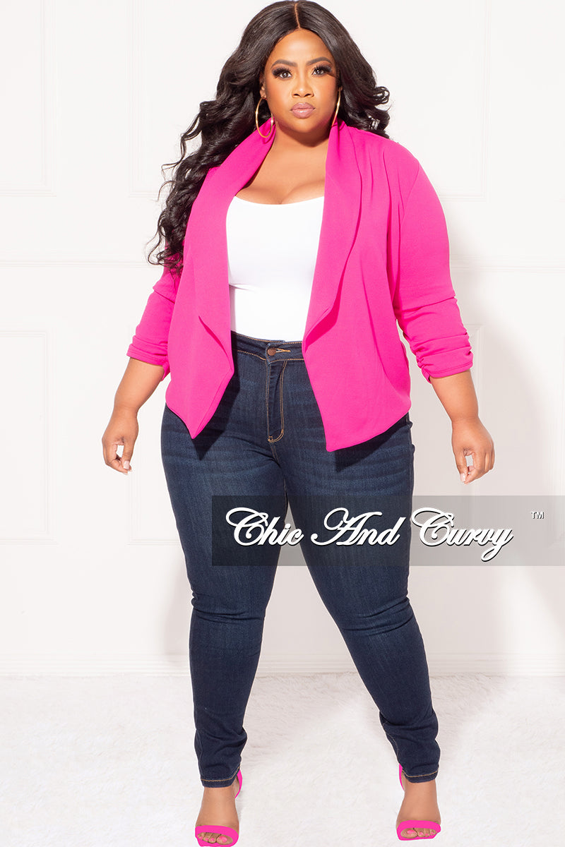 Pink Oversized Blazer Dress Plus Size Dress Oversize Pink Blazer