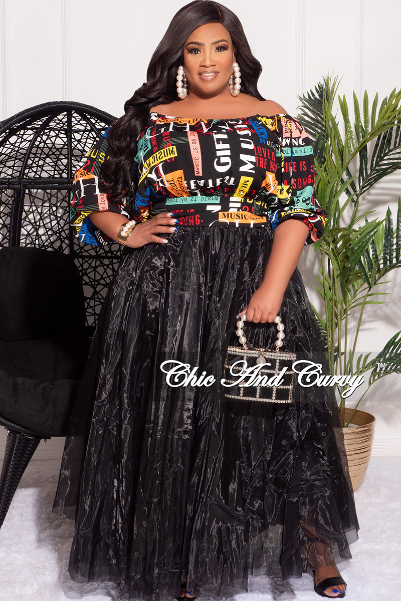 plus size off the shoulder shirt dress Final Sale Plus Size Off The Shoulder Tiered Maxi Dress in Black