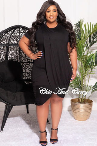 Plus Size Contrast Lace Overlay Babydoll 