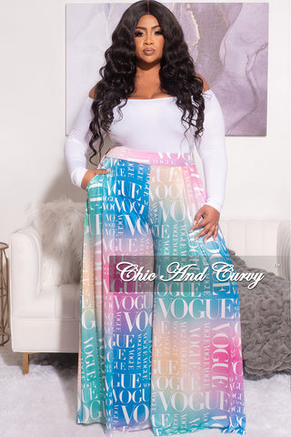 Final Sale Plus Size Ombré Vogue Pants (Only)