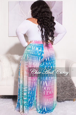 Final Sale Plus Size Ombré Vogue Pants (Only)