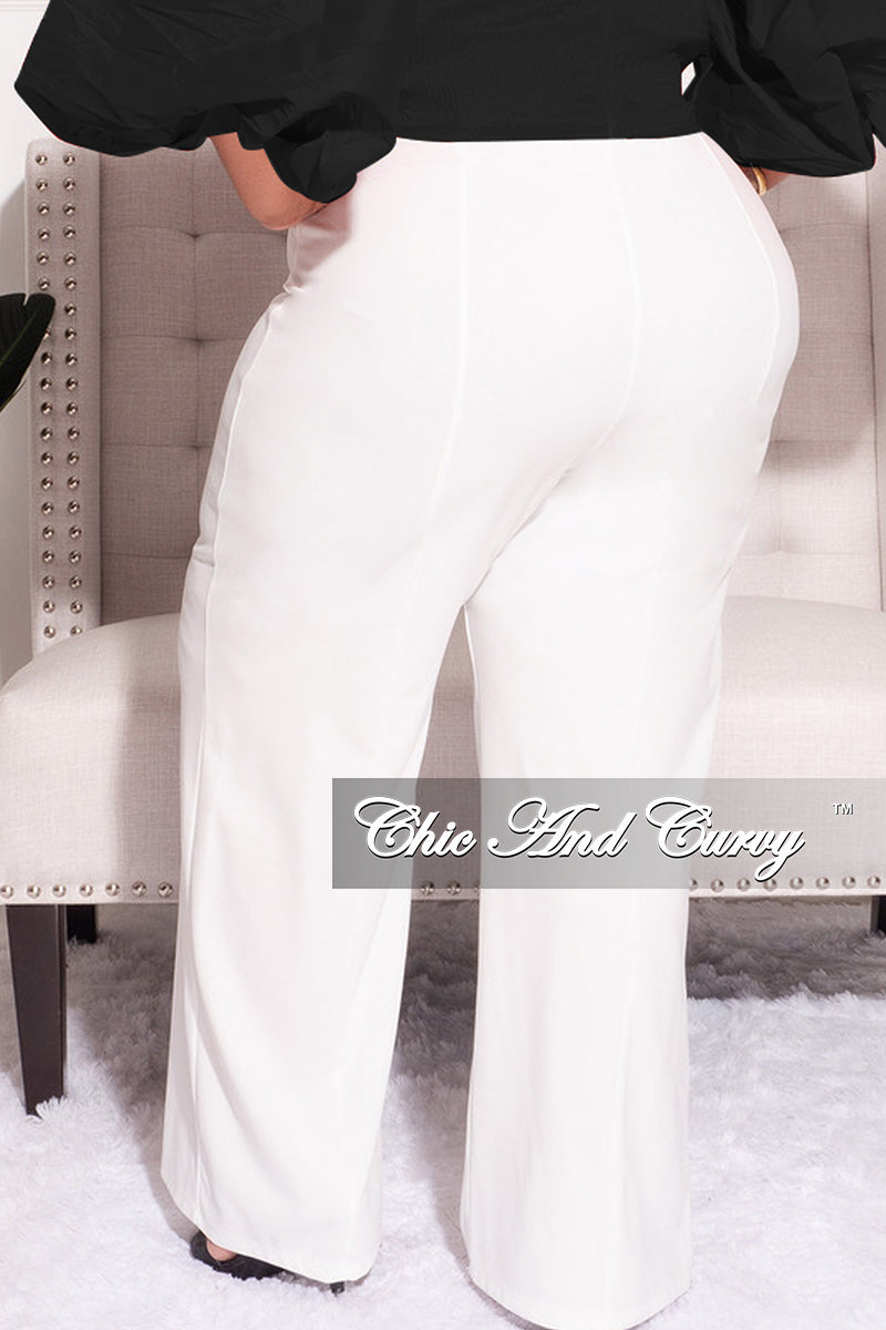 ABOUT YOU Curvy Wide leg Pleat-front trousers 'Liane' in Pastel Green |  ABOUT YOU
