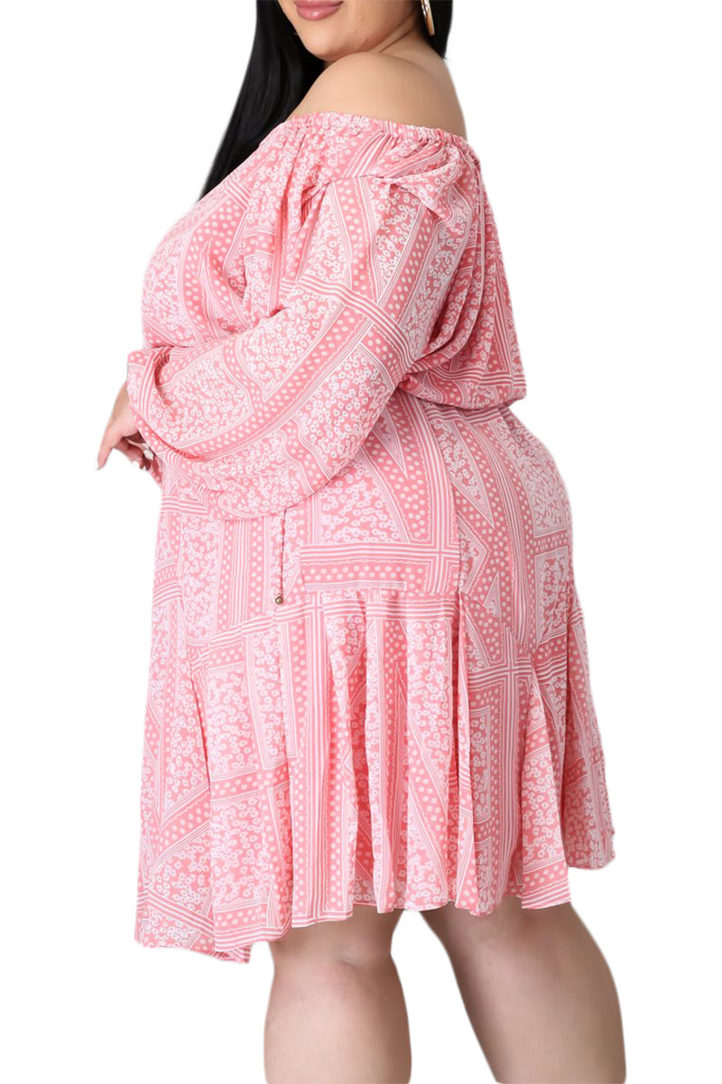 coral cocktail dress plus size Plus Size Alessia Couture Line Dress