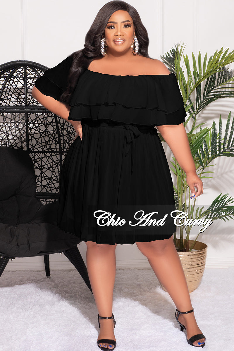 green emerald velvet dress Final Sale Plus Size Off the Shoulder Dress with Waist Tie in Black Chic And Curvy green emerald velvet dress Final Sale Plus Size Off the Shoulder Dress with Waist Tie in Black Chic And Curvy