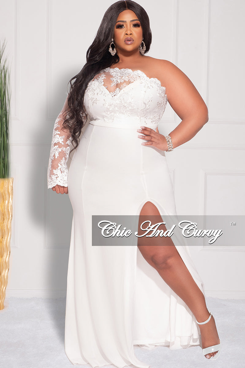 long sleeve lace wedding dress curvy Plus Size Mermaid Detachable wedding gowns with Sheer Neckline, Long Sleeves, Beaded Lace, Detachable Train